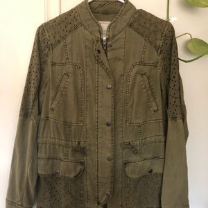 XS Anthropologie dainty military jacket
